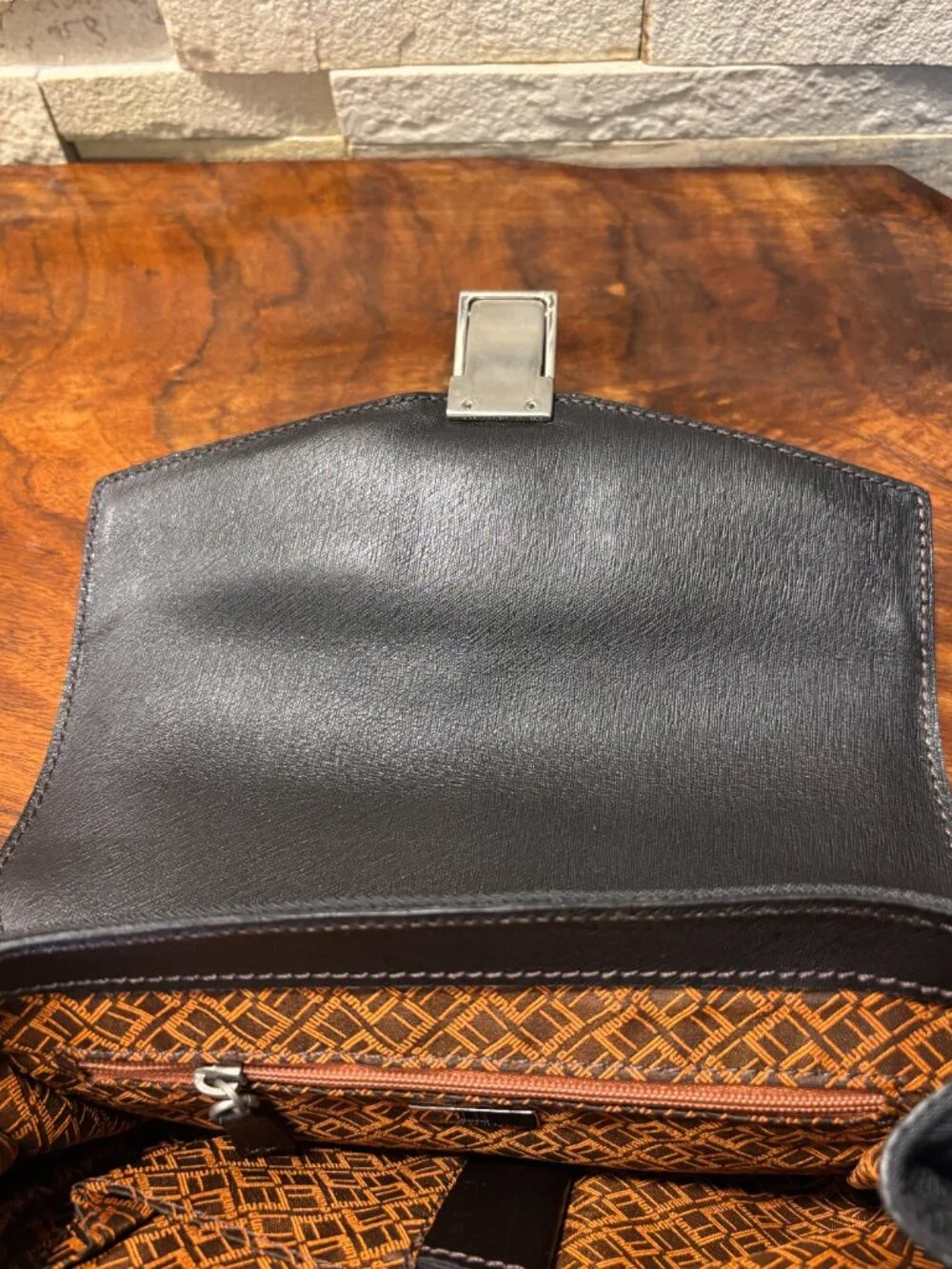 Vintage Dunhill Black Tech Nylon & Leather Crossbody Bag and dust bag